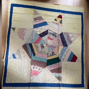 Vintage Texas Star Antique Quilt
